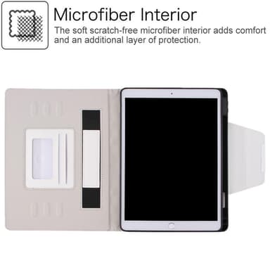 Til iPad 10.2 (2021)/(2020)/(2019) Sammenleggbart deksel - Hvit