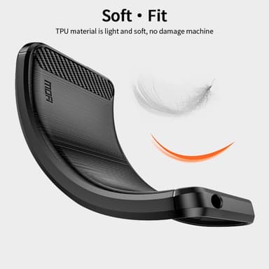 MOFI Motorola Moto G14 Karbonfiber Deksel - Svart