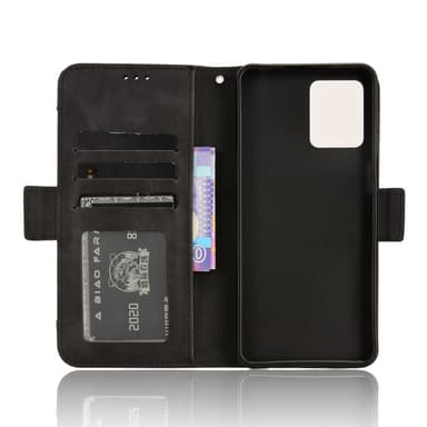 Motorola Moto G14 Lommebok-deksel med Kortholder - Svart