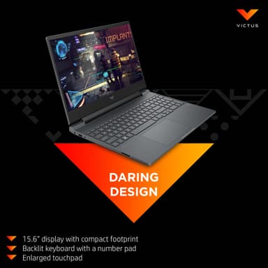 HP Victus 15 R5-5/8/512/RTX3050Ti/144Hz bærbar gaming-PC