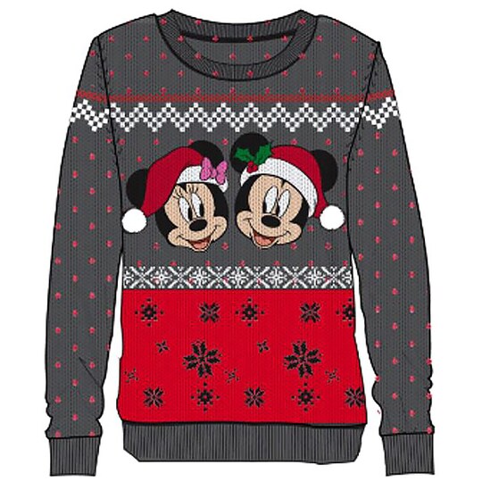 Disney: Mickey and Minnie julegenser (XL)