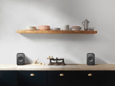KEF LS-X stereohøyttalere (sort)