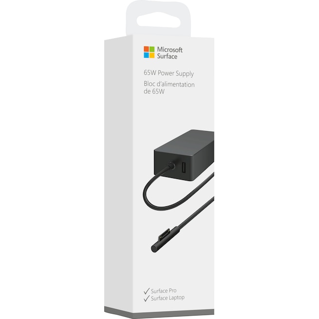 Microsoft Surface 65W lader for bærbar PC