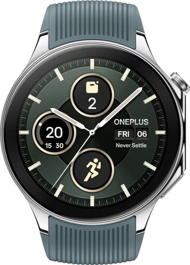 OnePlus Watch 2 hybridklokke 46mm (stål)