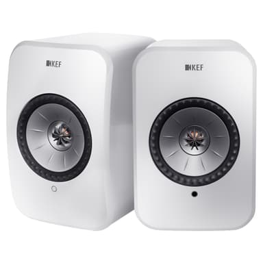 KEF LS-X stereohøyttalere (hvit)