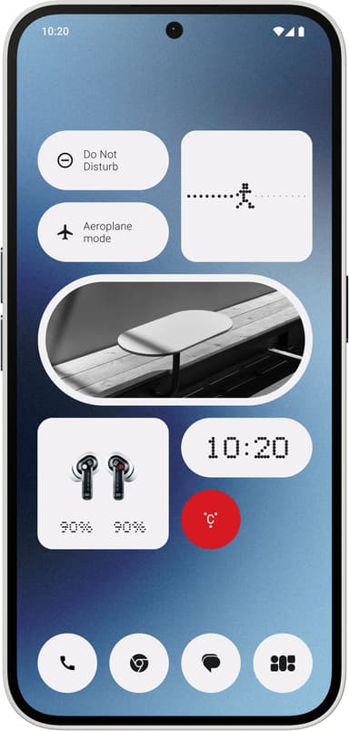 Nothing Phone (2a) 5G smarttelefon 12/256GB (hvit)