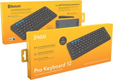 Zagg Pro trådløst tastatur (sort)