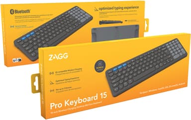 Zagg Pro trådløst tastatur (sort)
