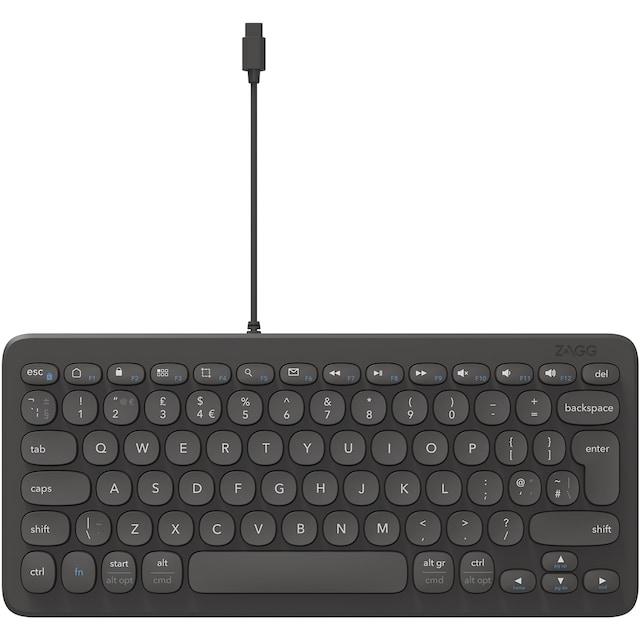 Zagg Connection USB-C tastatur (sort)
