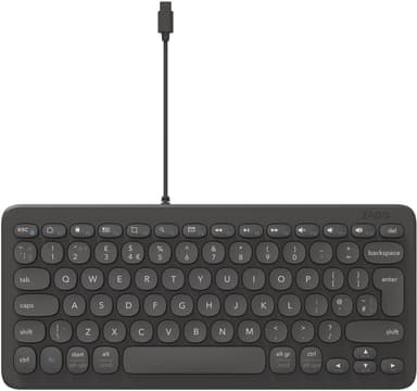 Zagg Connection USB-C tastatur (sort)