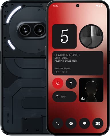 Nothing Phone (2a) 5G smarttelefon 12/256GB (sort)