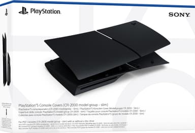 PS5 Slim Standard konsolldeksel (sort)