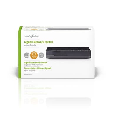 nettverkssvitsj | Kablet hastighet: Gigabit | Antall ethernet porter: 8