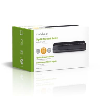 nettverkssvitsj | Kablet hastighet: Gigabit | Antall ethernet porter: 8