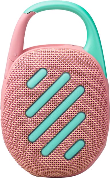 JBL Clip 5 bærbar høyttaler (rosa)