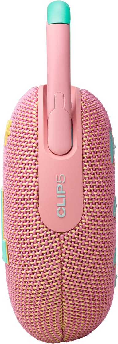 JBL Clip 5 bærbar høyttaler (rosa)