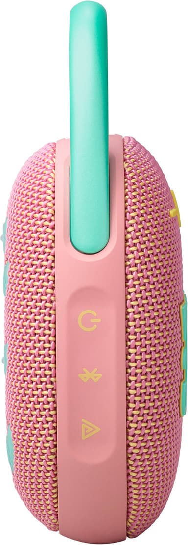 JBL Clip 5 bærbar høyttaler (rosa)