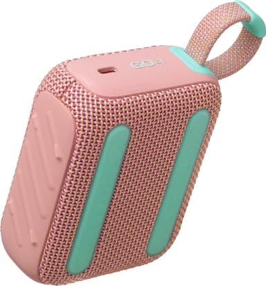 JBL Go 4 bærbar høyttaler (rosa)