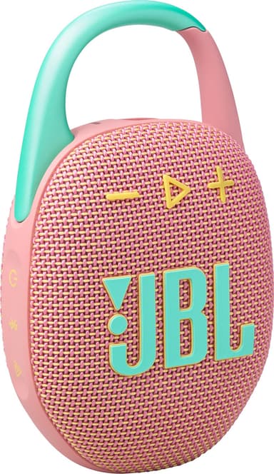 JBL Clip 5 bærbar høyttaler (rosa)