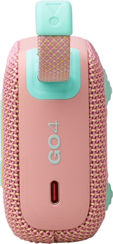 JBL Go 4 bærbar høyttaler (rosa)