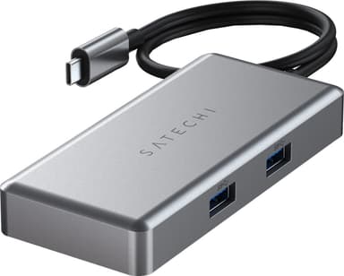 Satechi Multiport USB-C Chromebook hub (grå)