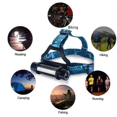Hodelykt CREE T6 3W LED, 800lm