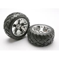 TRX-5576R Tires & wheels, assembled, glued