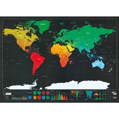 XXL Scratch Map - Verdenskart der du skraper av landene du har besøkt