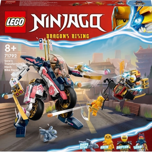 LEGO Ninjago 71792 - Sora s Transforming Mech Bike Racer