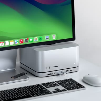 Satechi Mac mini/Studio dokkingstasjon (sølv)