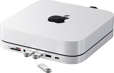 Satechi Mac mini/Studio dokkingstasjon (sølv)