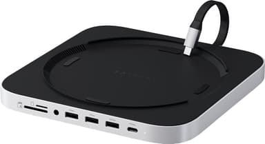 Satechi Mac mini/Studio dokkingstasjon (sølv)