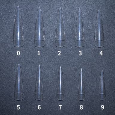 Nail Tips 500 stk Gjennomsiktig