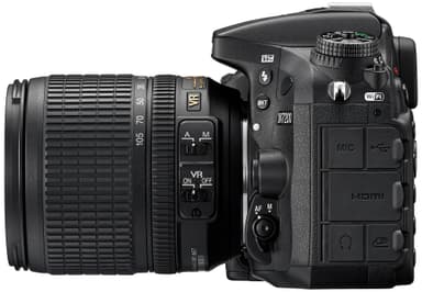 Nikon D7200 DSLR kamera m/AF-S DX Nikkor 18-105 mm telefoto zoomobj.