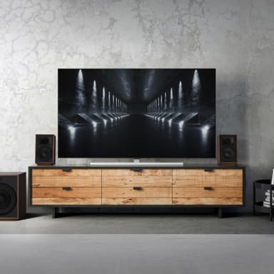 Klipsch ProMedia Heritage 2.1 høyttalersystem (valnøtt)