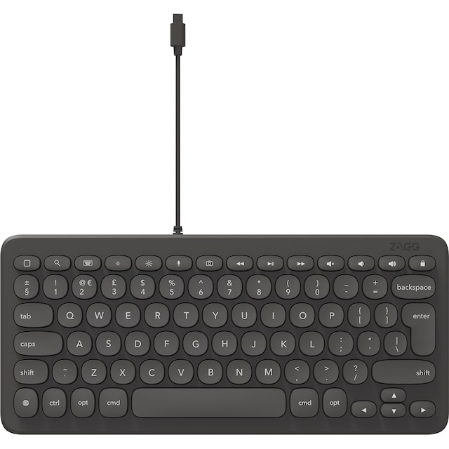 Zagg Connection Lightning tastatur (sort)