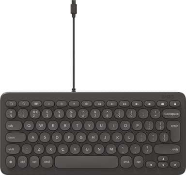 Zagg Connection Lightning tastatur (sort)