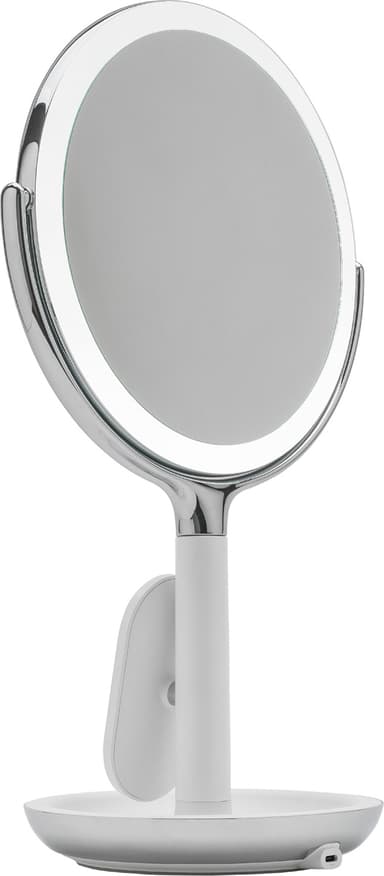 Sharper Image LED sminkespeil med trådløs lader P001307