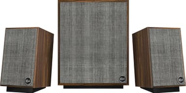 Klipsch ProMedia Heritage 2.1 høyttalersystem (valnøtt)