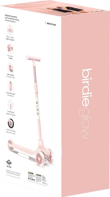 Birdie Glow sparkesykkel for barn VA00058 (Electric Rose)