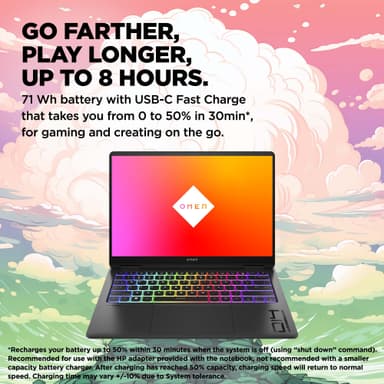 HP Omen Transcend 14 Ultra 7-155H/16/1024/4060 14" bærbar gaming-PC