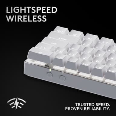 Logitech G Pro X 60 gamingtastatur (hvit)