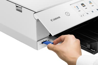 Canon Pixma TS8251 AIO inkjet-skriver (hvit)
