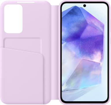 Samsung Galaxy A55 5G Smart View Wallet lommebokdeksel (lavender)