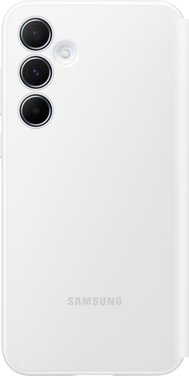 Samsung Galaxy A55 5G Smart View Wallet lommebokdeksel (hvit)