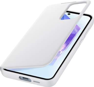 Samsung Galaxy A55 5G Smart View Wallet lommebokdeksel (hvit)