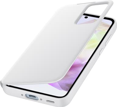 Samsung Galaxy A35 5G Smart View Wallet lommebokdeksel (hvit)
