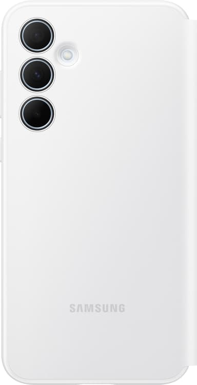 Samsung Galaxy A35 5G Smart View Wallet lommebokdeksel (hvit)