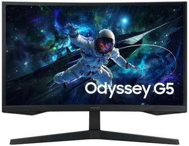 Samsung Odyssey G55C LS27CG552EUXEN 27” buet VA gamingskjerm