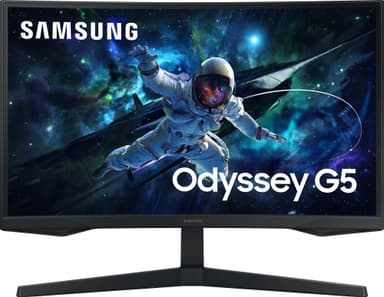 Samsung Odyssey G55C LS27CG552EUXEN 27” buet VA gamingskjerm
